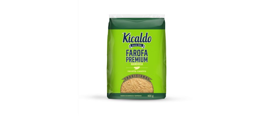 Imagem destaque: Kicaldo expande seu portfólio com o lançamento da farofa de mandioca premium
