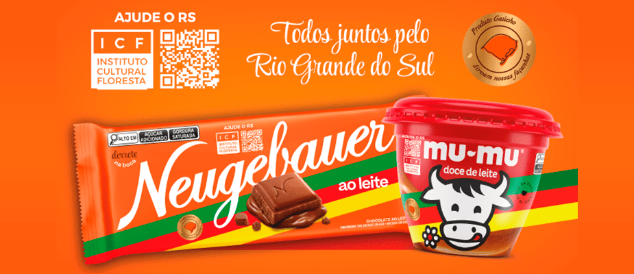 Imagem destaque: Neugebauer lança embalagens que viabilizam doações ao Rio Grande do Sul