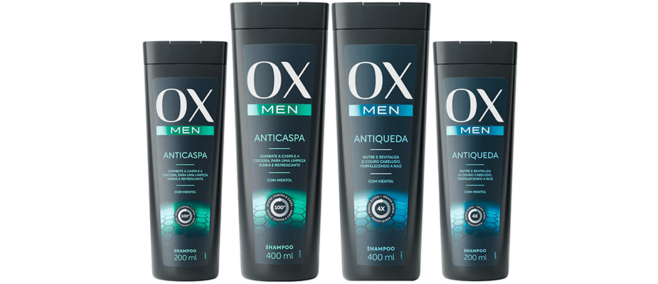 Imagem destaque: OX entra na categoria de cuidados masculinos