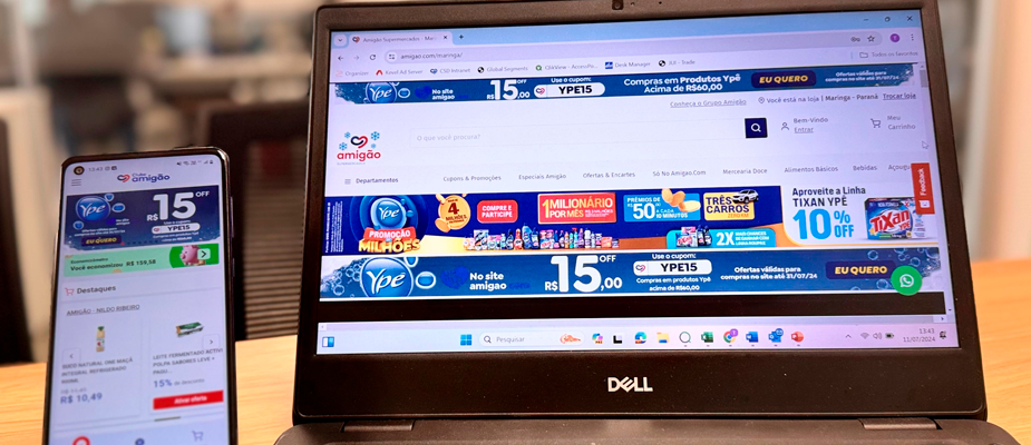 Imagem destaque: Amigão Supermercados avança no mercado de retail media