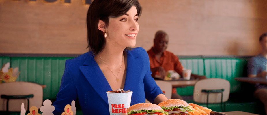 Imagem destaque: Burger King estreia campanha com a Lu, do Magalu