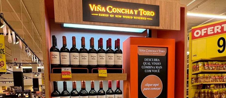 Imagem destaque: Concha y Toro leva ao varejo experiência com inteligência artificial