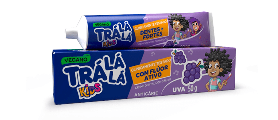Imagem destaque: Trá Lá Lá amplia linha de creme dental