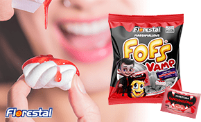 Imagem: Marshmallow Fofs Vamp é a grande aposta da Florestal para o Halloween