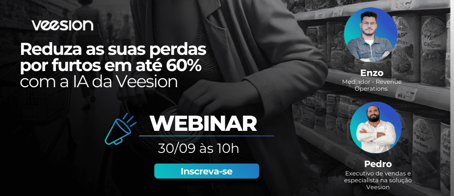 Imagem destaque: Reduza até 60% suas perdas por furtos com a IA da Veesion