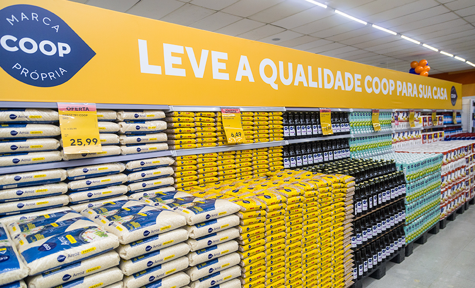 Imagem: Coop traça meta para elevar participação da marca própria no faturamento