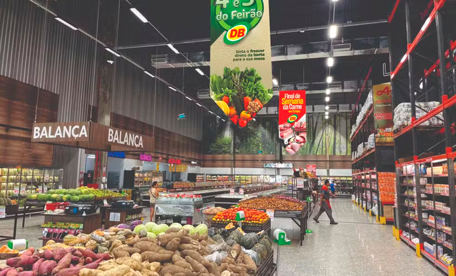 Imagem: Grupo DB converte hipermercado em atacado e varejo em Manaus (AM)
