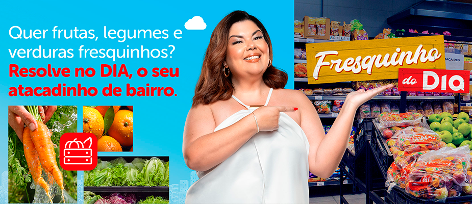Imagem destaque: Dia se posiciona como “Atacadinho de Bairro”