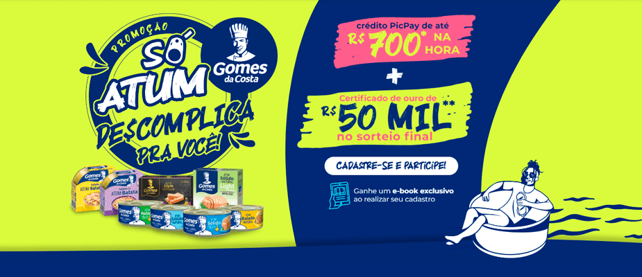 Imagem destaque: Gomes da Costa promove linha de atum com promoção no PDV