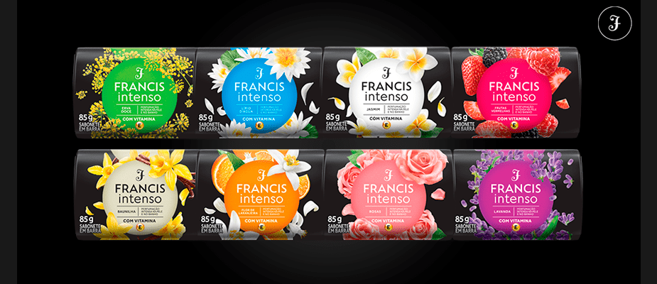 Imagem destaque: Linha de sabonetes com perfumação intensa é a novidade de Francis