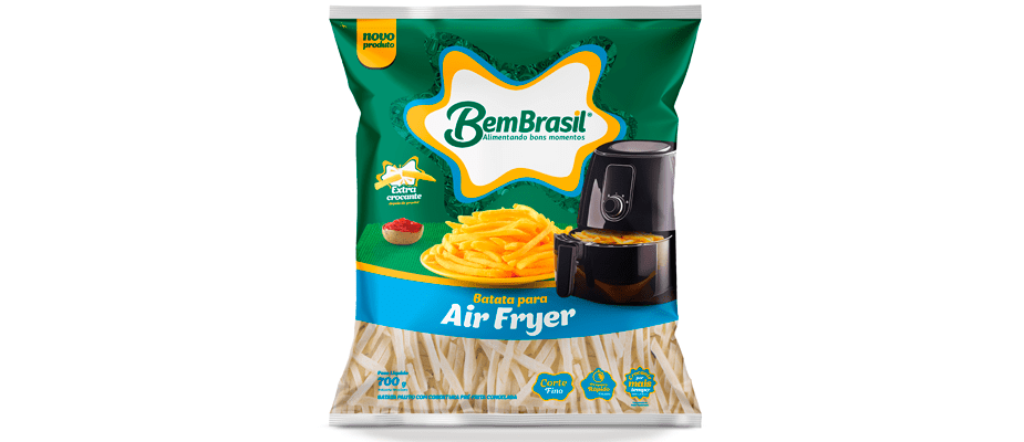 Imagem destaque: Focada no varejo, Bem Brasil lança Batata Airfryer