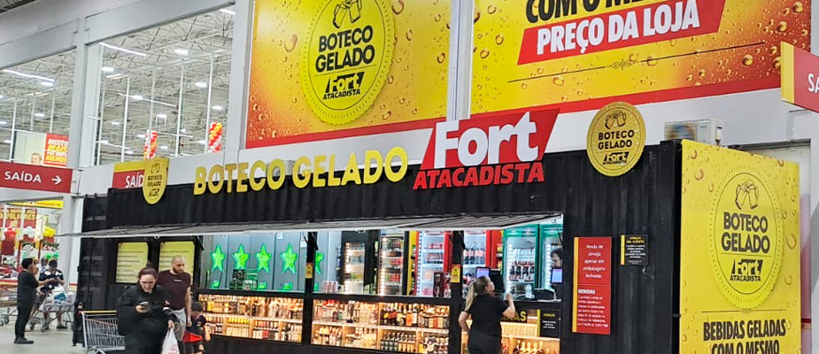 Imagem destaque: Fort Atacadista expande ‘Boteco Gelado’, chegando a 9 lojas de SC