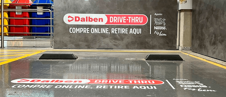 Imagem destaque: Dalben estreia drive-thru em parceria com a Nestlé