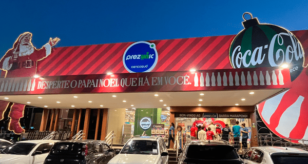 Imagem: Prezunic aposta em retail media para o Natal com Coca-Cola