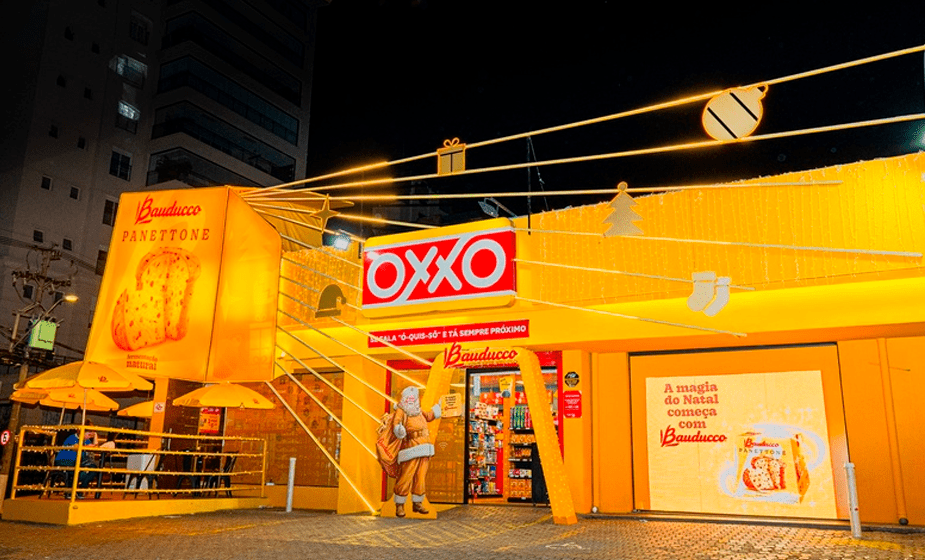 Imagem: Pelo 2º ano consecutivo, Oxxo e Bauducco trazem loja emblemática para o Natal