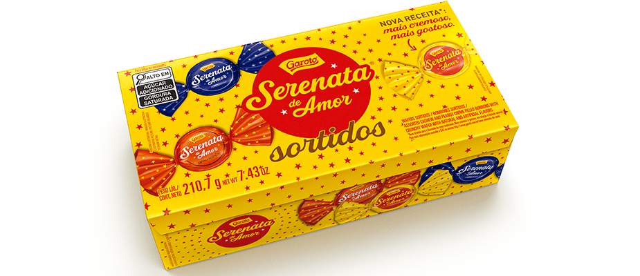 Imagem destaque: Serenata de Amor lança caixa com três sabores