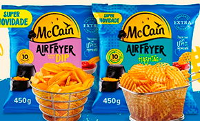 Imagem: McCain reforça sua linha Airfryer e apresenta dois lançamentos