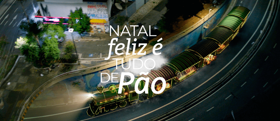 Imagem destaque: Pão de Açúcar inicia campanha de Natal com trem digital