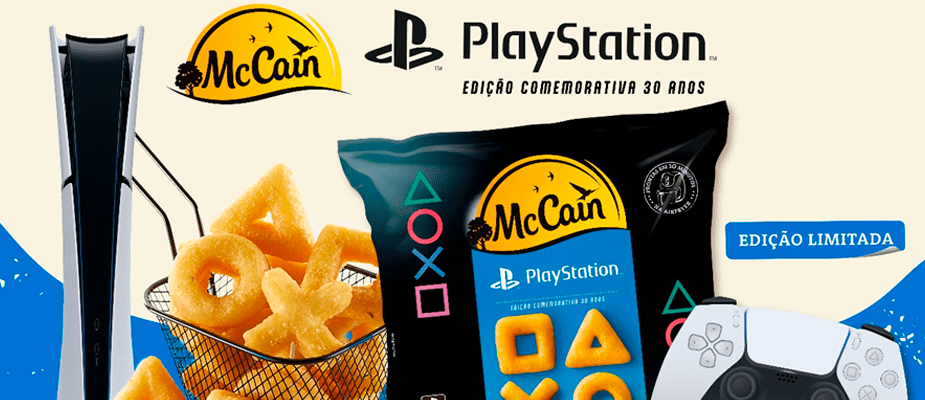 Imagem destaque: McCain lança edição comemorativa em parceria com PlayStation