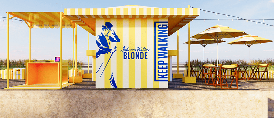 Imagem destaque: Johnnie Walker realiza ativações de verão
