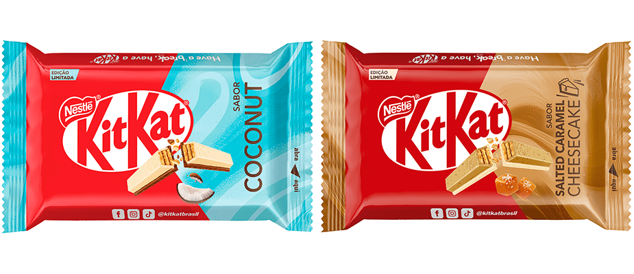 Imagem destaque: KitKat lança dois sabores em edição limitada