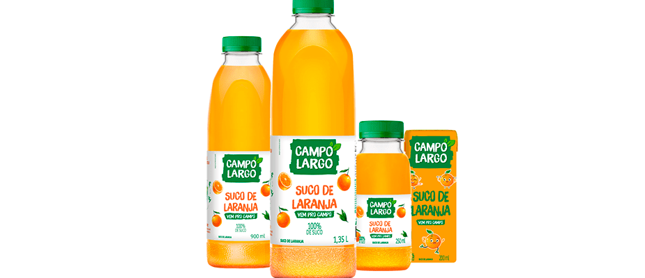 Imagem destaque: Campo Largo amplia portfólio com lançamento do suco de laranja 100%