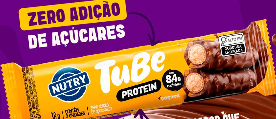 Imagem destaque: Nutry amplia portfólio de snacks proteicos e lança Tube Protein