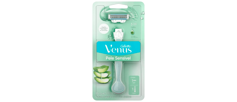 Imagem destaque: Gillette Venus lança lâmina Pele Sensível