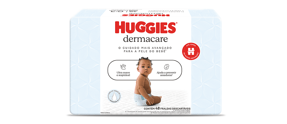 Imagem destaque: Huggies lança linha de fraldas com tecnologia chinesa