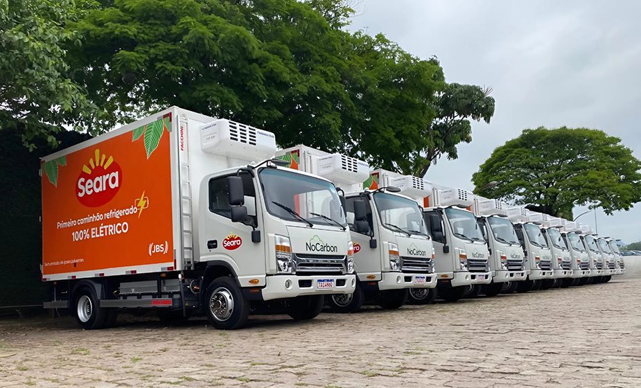 Imagem: JBS reforça frota de caminhões elétricos