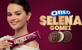 Imagem: Oreo e Selena Gomez lançam biscoito em edição limitada