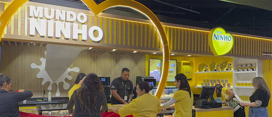 Imagem destaque: Nestlé estreia primeira loja física da marca Ninho