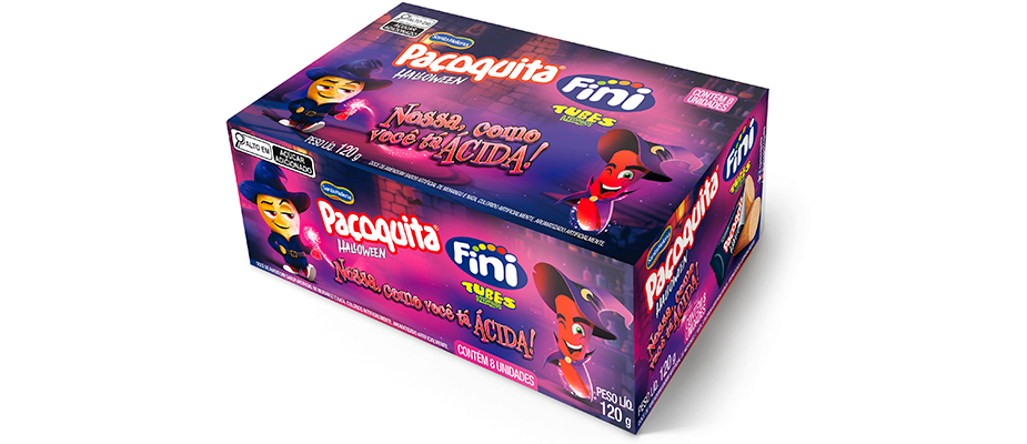 Imagem destaque: Paçoquita e Fini lançam collab para o Halloween