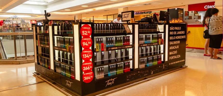 Imagem destaque: Quiosques em shopping centers crescem 2,6% em 2024