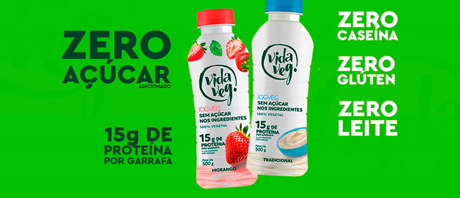 Imagem destaque: Vida Veg lança iogurte vegetal com proteínas e zero adição de açúcar