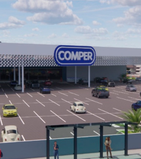 Imagem: Grupo Pereira instala novo Comper em Cuiabá (MT)