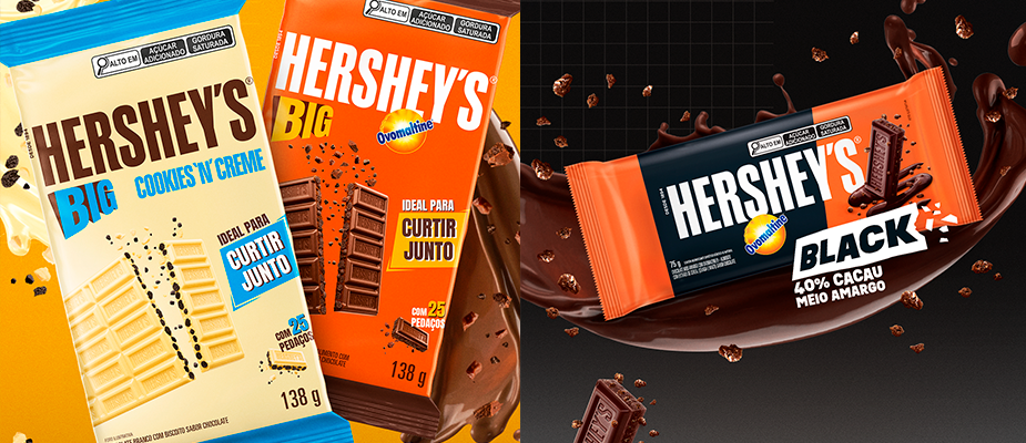 Imagem destaque: Hershey’s lança chocolate com 25 pedaços
