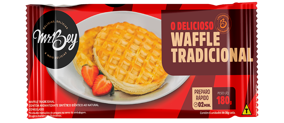 Imagem destaque: Mr. Bey amplia portfólio com waffle