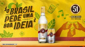 Imagem: Cachaça 51 traz nova identidade visual para seus produtos