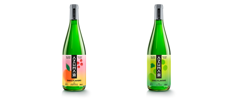 Imagem destaque: Azuma lança linha Sake Flavors com dois sabores