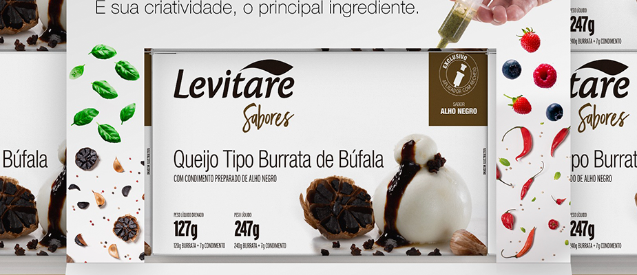 Imagem destaque: Levitare amplia seu portfólio e lança Burrata Recheável