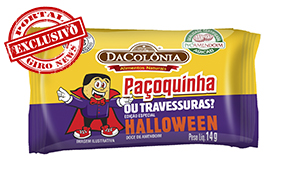 Imagem: Paçoquinha DaColônia recebe nova embalagem para o Halloween