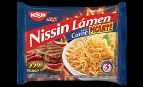 Imagem: Nissin lança dois sabores picantes para linha Lámen