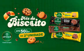 Imagem: Piraquê lança promoção em comemoração ao Dia do Biscoito
