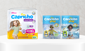 Imagem: Drylock Brasil amplia linha Capricho com novo tamanho XXXG e fralda para água