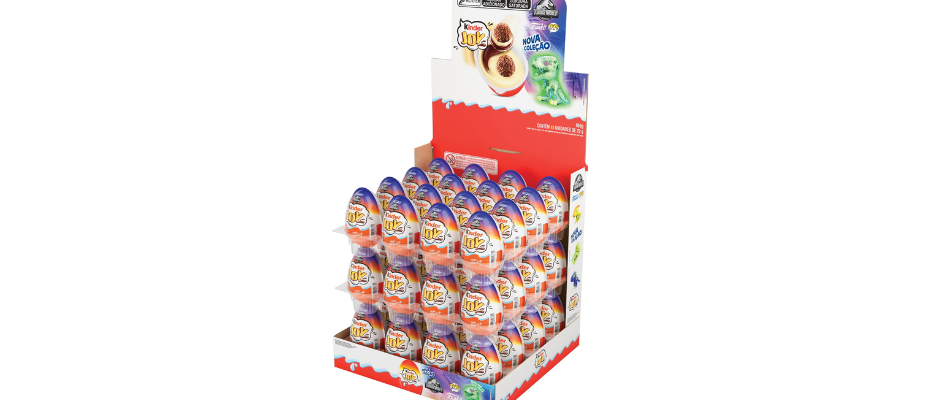 Imagem destaque: Ferrero lança Kinder Joy com temática Jurassic Park e Funko Pop