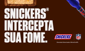 Imagem: Snickers anuncia campanha para a NFL no Brasil