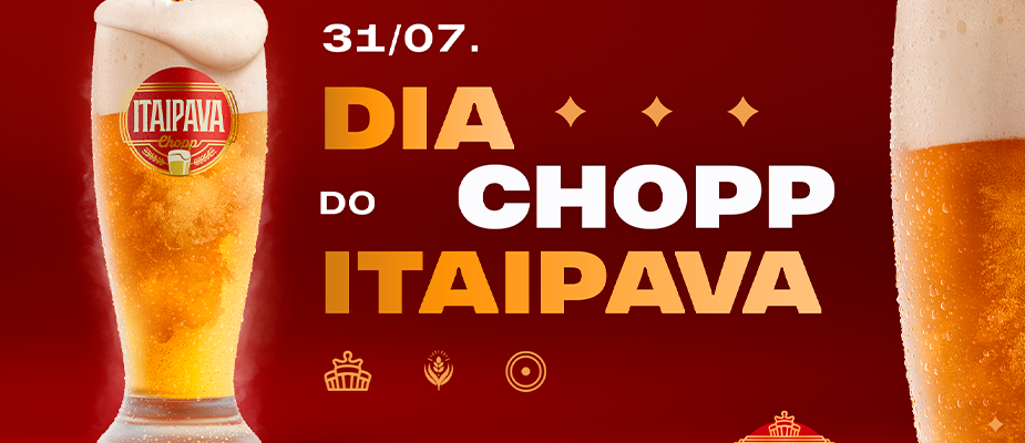 Imagem destaque: Itaipava se antecipa ao Dia da Cerveja e cria o Dia do Chopp
