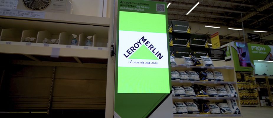 Imagem destaque: THE LED leva projeto de retail media para toda a rede da Leroy Merlin