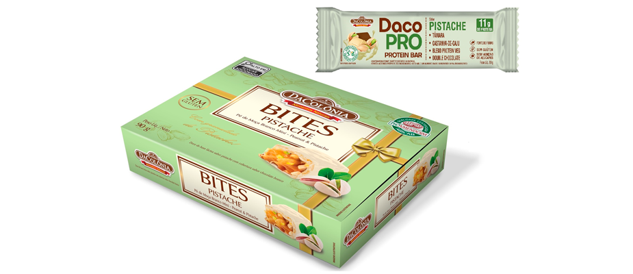 Imagem destaque: DaColônia incrementa duas linhas com sabor pistache